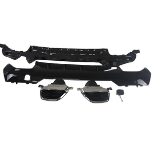 Divisor de difusor de parachoques trasero ABS estilo <span class=keywords><strong>M440</strong></span> con puntas de escape para <span class=keywords><strong>BMW</strong></span> G22 G23 420 430 440 con paquete M 2020up - Product Image 5