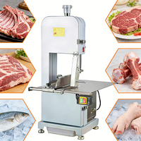 Scie à viande de laboratoire pour la préparation d'échantillons en R&D alimentaire, coupes de précision réglables de 0 à 126 mm