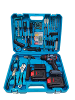 Juego de Taladro Inalámbrico de 21V, 118 Piezas, Motor sin Escobillas de 120Nm, Kit de Herramientas Eléctricas con Batería de Litio y Cargador para Taller