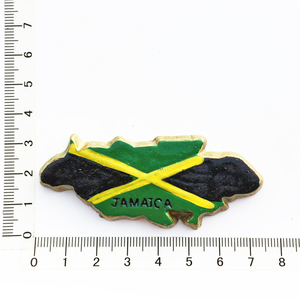 Giamaica Souvenir regali personalizzati della bandiera della Giamaica mappa del frigorifero distintivo Jamaicans Dance Reggae resina aborigena magnetici Jamaica magneti - Product Image 4