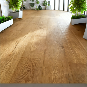 Suelo <span class=keywords><strong>de</strong></span> Parqué <span class=keywords><strong>de</strong></span> <span class=keywords><strong>Madera</strong></span> Maciza, Roble Blanco, Nogal, Bambú, Multicolor, Personalizado para Sala <span class=keywords><strong>de</strong></span> Estar y Uso en Exteriores - Product Image 1