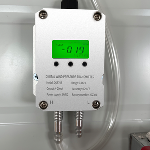 Trasmettitore di Pressione dell'Aria Industriale per Sistemi HVAC con Display LCD -30-300Kpa, Misuratore Digitale di Pressione Differenziale per Vento e Gas, IP65 NEMA 4X - Product Image 2