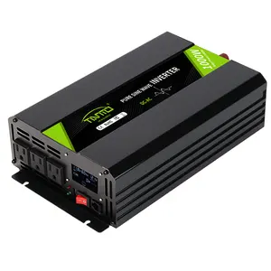 American type true sine wave 1000w dc 12v to ac 120v 60Hz solar power inverter