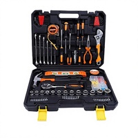 Ensemble d'outils à main en acier au carbone à usage général, 25 pièces, avec étui rigide, fourniture directe d'usine OEM, kit d'outils de haute qualité pour projets de bricolage