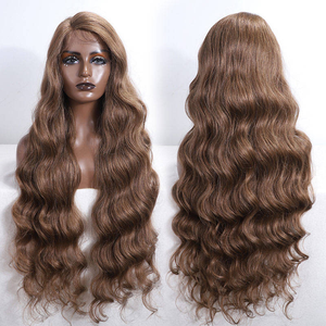 Perruque en cheveux humains vietnamiens à dentelle frontale haute densité, vague naturelle, sans colle, non traitée, perruque en dentelle en gros - Product Image 2