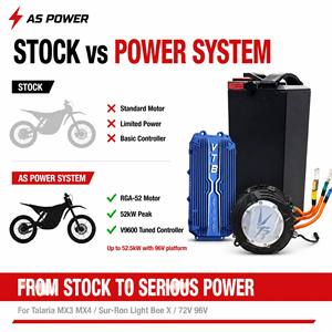 Batterie 72V 45Ah 50Ah VTB V9600, contrôleur RGA-52, kit moteur, système d'alimentation, pack lithium haute décharge, Talaria Sur-Ron Drop-In - Product Image 6