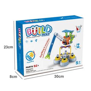 ของเล่นเด็กสร้างสรรค์ ชุดประกอบพลาสติก ตัวต่อแบบนุ่ม ของเล่นเสริมพัฒนาการ STEM จากโรงงานซัวเถา - Product Image 4