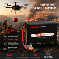 Penjualan Panas Baterai Drone Semi Solid State 280wh/kg Kepadatan Tinggi 17000mAh 12s 44.4V yang Dapat Disesuaikan untuk Drone Pemadam Kebakaran
