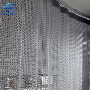 <span class=keywords><strong>Rideau</strong></span> en maille métallique décorative anodisée, <span class=keywords><strong>rideau</strong></span> en chaîne à maillons en aluminium, écran mural pour hôtel - Product Image 3