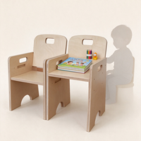 Chaises pour enfants, bureau et chaise d'école maternelle, chaises en bois pour enfants, mobilier de garderie, chaises d'école maternelle, mobilier de salle de classe