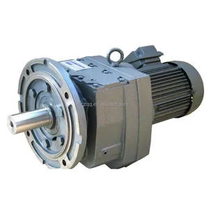 R Serie Spiraalvormige Tandwielmotor Versnellingsbak R107 Motor Reducer Planetaire Tandwielmotor Voor Betonmixer