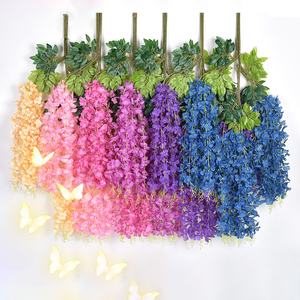 Fiori Artificiali di <span class=keywords><strong>Glicine</strong></span> Pendenti <span class=keywords><strong>per</strong></span> Decorazione, Vendita all'Ingrosso 2026 - Product Image 1