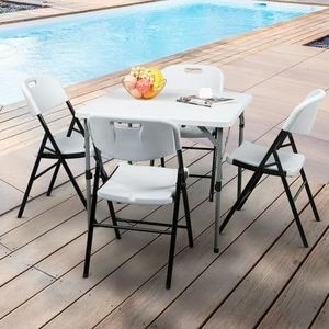 Silla <span class=keywords><strong>y</strong></span> mesa para invitados de banquete de boda al aire libre de alta calidad para grandes eventos, mesa exterior blanca romántica - Product Image 1