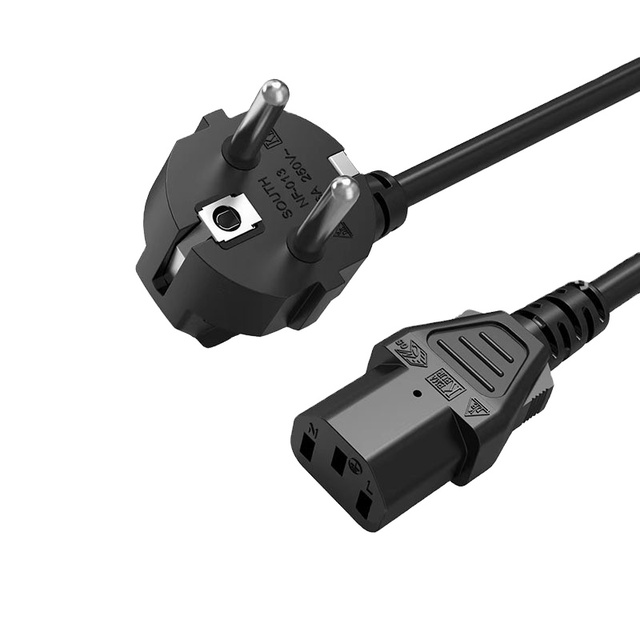 EU Low Voltage Power Cable 3 Pin Copper Wire with PVC Insulation for Vietnam