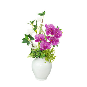 Tizen Flor de Hortensia Artificial en Maceta Flor Artificial Bonsai En Maceta Planta de <span class=keywords><strong>Agave</strong></span> Falsa Arreglo Artificial para Boda - Product Image 5
