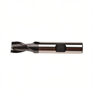 Ttake Standard Hss Co <b>Cutter</b> Ta1414 TiAlN Coated 30 Degree Helix Short For Slots 2 Cutting <b>Edges</b> Weldon Shank - Product Image 2