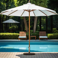 6 pièces de couvercle en plastique Parapluie Base Support Trou Anneau Bouchon Pièces la structure de la colonne de parapluie plus stable