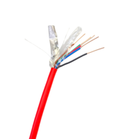 Câble de sécurité pour alarme incendie LSZH, gaine ignifuge 18AWG 16AWG, 300V, 305M (1000ft), 2, 4, 6 conducteurs en cuivre pur