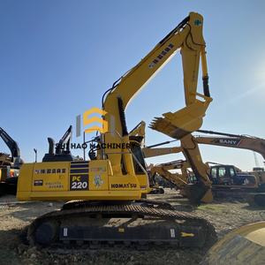 Excavadora Usada Komatsu PC220 de 22 Toneladas, Maquinaria Pesada para Movimiento de Tierras, Excavadora de Orugas Usada en Venta - Product Image 1
