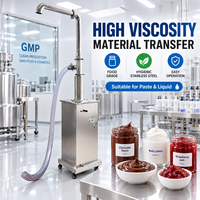 Machine d'alimentation pneumatique verticale en acier inoxydable, pompe de transfert de liquide par aspiration pour machine de remplissage