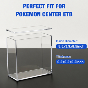 กล่องอะคริลิกสำหรับฝึก25th ศูนย์โปเกมอนทำจากโรงงานทนรังสียูวี99% กล่องอะคริลิกสำหรับฝึกฉลองครบรอบปี - Product Image 3