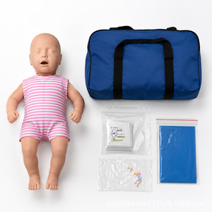 Mannequin de RCP pour obstruction des voies respiratoires chez l'infant, simulateur de formation aux premiers secours en PVC pour l'enseignement des urgences pédiatriques - Product Image 4