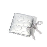 Carnet en cuir PU avec nœud, motif cœur en satin, fermeture à ruban, journal mignon Kawaii pour filles, étudiantes, livre d'or de mariage, cadeau