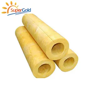 Hot Sale High Density Fire Resistant Glass Wool Pipe For High Temperature Steam tube