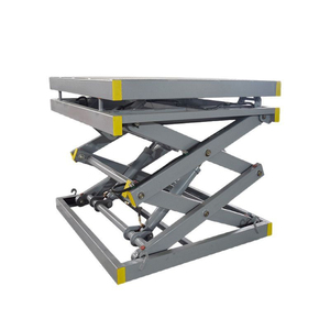Plataforma Elevadora de Tijera Eléctrica Industrial <span class=keywords><strong>Alibaba</strong></span> en Oferta, Capacidad de Carga de 500 kg a 2000 kg, Plataforma de Carga Estacionaria de 1 m, 2 m y 3 m de Altura para Almacén - Product Image 6