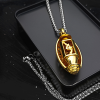 Collier de dés polyédriques Feeron Dragon - Pendentif en métal D&D Dés D4-D20 pour les joueurs de jeux de rôle, les amateurs de fantasy et de science-fiction - Design moderne