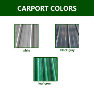 Vente en gros d'Abris d'auto en métal de 11*19 FT <span class=keywords><strong>Toit</strong></span> en acier galvanisé Abri multi-usage Abri d'auto en métal robuste pour voiture, bateau et tracteur - Product Image 2