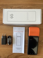 Terminal POS Portátil Android 14 de 5.5 Pulgadas, 3+32GB, con Bluetooth, Conectividad USB e Impresora Térmica de Recibos de 58mm