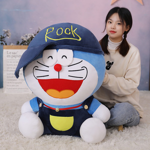Muñeco de peluche <span class=keywords><strong>Doraemon</strong></span> creativo con sombrero para vestir, compañero de mesa, regalo para niños, muñeco de máquina de garras - Product Image 1