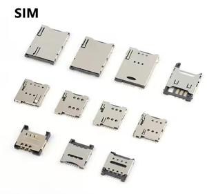 Nano Micro 6pin <span class=keywords><strong>8Pin</strong></span> thẻ Sim kết nối Push-push loại điện thoại di động Sim chủ thẻ ổ cắm cho ICS - Product Image 4
