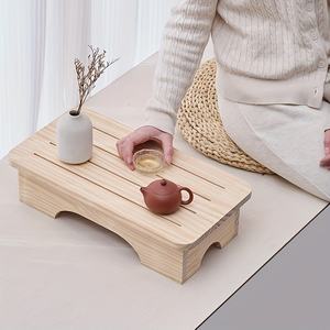 Taburete moderno de madera maciza, reposapiés pequeño para cama, taburete para sofá, tapete para mesa, almohadilla elevadora para debajo de la mesa - Product Image 6