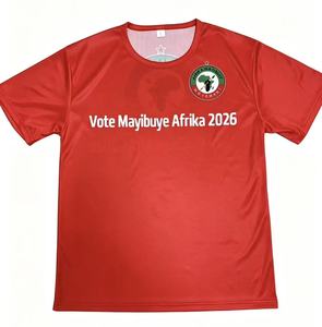 T-shirt Personalizzata con Stampa 'Vote Mayibuye Afrikan 2026', Abbigliamento Promozionale per Ralli Politici Africani, Manica Corta - Product Image 6