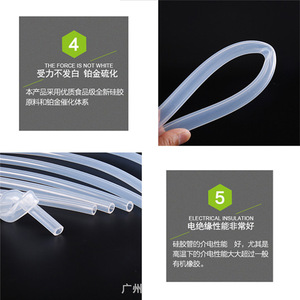 ท่อซิลิโคน 1M ทรงกระบอก สำหรับต่อสายไฟ LED สำหรับดัดแปลงไฟรถยนต์ - Product Image 1