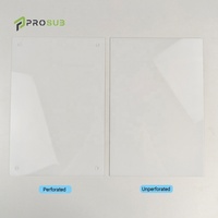 Cadre photo en verre cristal à sublimation Prosub 15*20CM, cadre photo suspendu en verre trempé anti-explosion, cadres photo en verre à sublimation