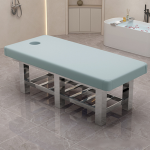 Table de massage robuste en acier inoxydable avec trou pour le visage - Lit de physiothérapie et de Tuina professionnel pour clinique, hôpital et spa - Product Image 6