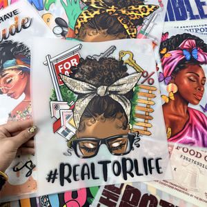 Transferencia DTF para Pequeños Negocios: Impresión DTF de Mujer Afro Empresaria, Lista para Prensado por Transferencia Térmica - Product Image 5