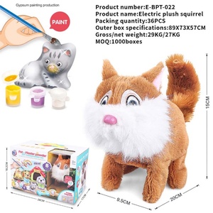 Juguete Electrónico Interactivo de Peluche para Niños, Perro Caminante, Animal de Peluche con Freno, Kit de Accesorios de Yeso para Manualidades - Product Image 4