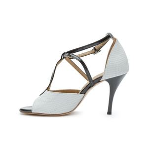 Reseller sepatu dansa BD sepatu Latin Salsa Ballroom 10cm sepatu hak pensil wanita sandal bertumit sepatu Tango untuk wanita kualitas tinggi - Product Image 2