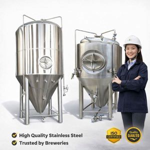 2000l 3000l 5000l 8000l Cooling Jacketed Conical Beer Isobaric Fermenters - Product Image 6