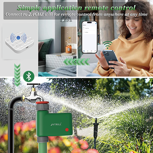 Aplicación inalámbrica inteligente Tuya, temporizador de agua inteligente, rociadores, sistema de controlador ZigBee de riego por goteo para plantas de césped y jardín - Product Image 3