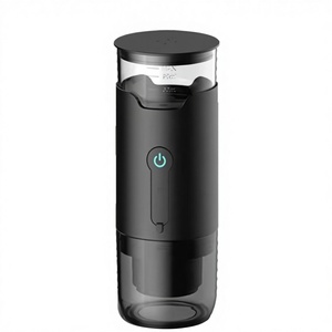 Cafetera Eléctrica Portátil de Mano para Camping con Función de Calentamiento, Tamaño Pequeño, Compatible con Café Molido y Cápsulas - Product Image 1