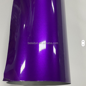 Vente en gros <span class=keywords><strong>prix</strong></span> d'usine PET prune Explosion violet rouleau de film véhicule Auto autocollant vinyle voiture Wrap - Product Image 1