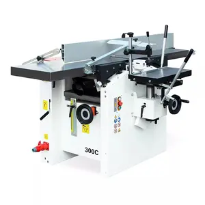 300C Wood Planer And Thicknesser With Mortise Jointer Table Multi Functional Combined wood planer thicknesser