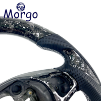 Volant personnalisé en fibre de carbone forgée blanche pour Ford Fiesta Mk7 Mk7.5 2010-2016