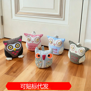 Butée de porte hibou 3D au design artistique, à poser au sol, article de décoration intérieure - Product Image 5