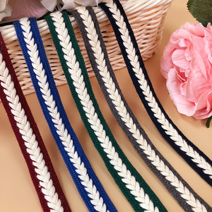 Sale1.3 CM <span class=keywords><strong>B</strong></span>ăng Vải Dệt Hoa Cotton Ruy <span class=keywords><strong>B</strong></span>ăng Thêu Màu - Product Image 1